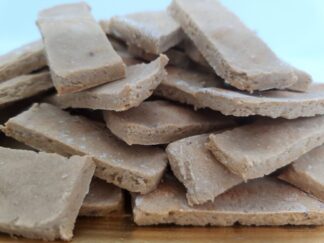 Snacks de solomillo de cerdo y manzana