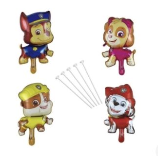 4 Globos Paw patrol