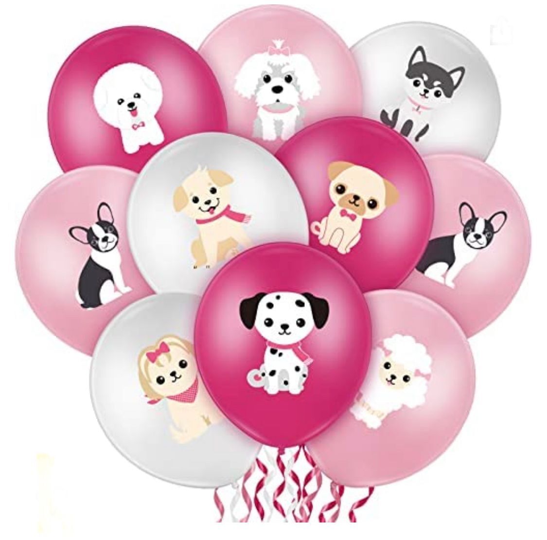 Globos estampados perritos