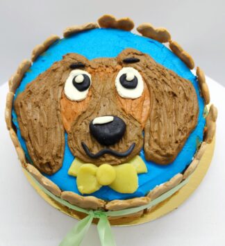 Dog Face Cake Daschund