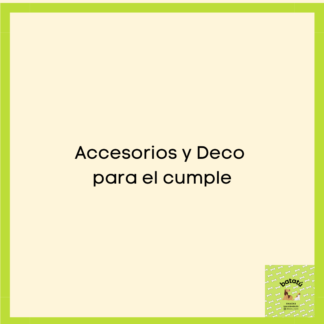 Accesorios para el cumple